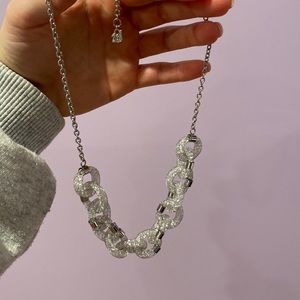 Swarovski silver necklace